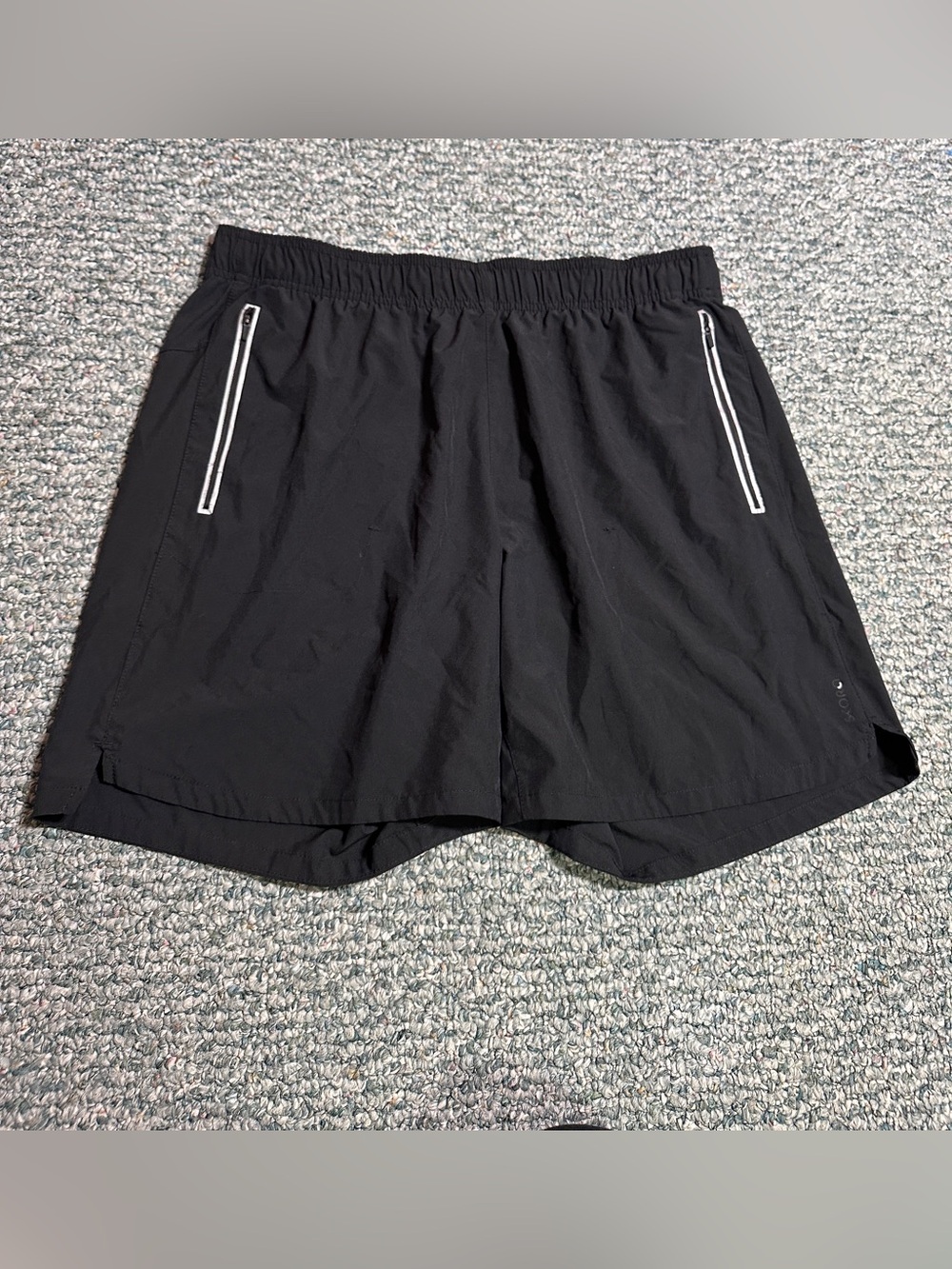 🛍️ 2 for $10 Men's Black Athletic Shorts with Reflective Zip Pockets
